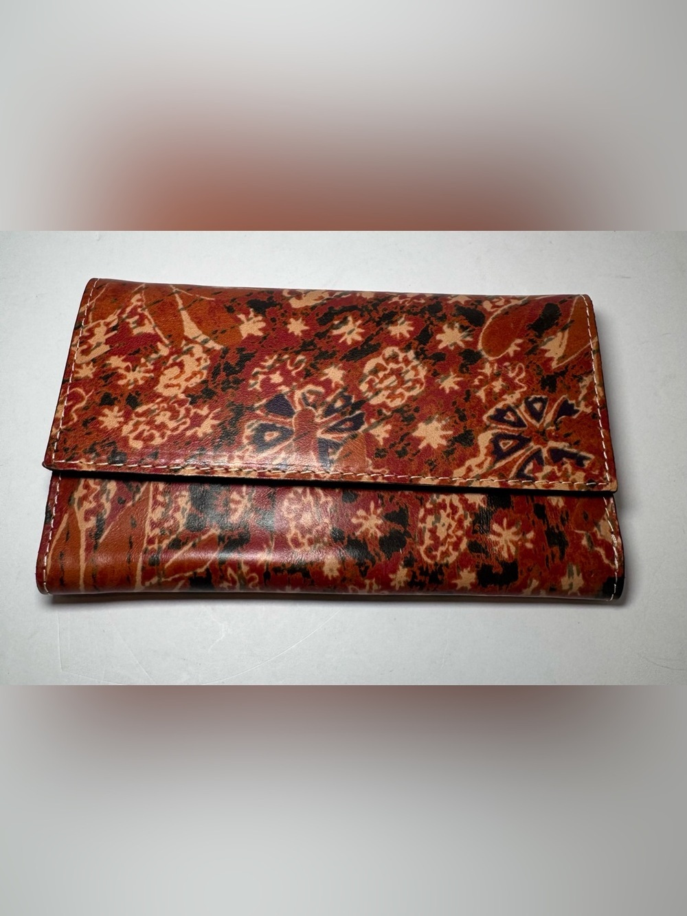 Patricia Nash Terresa Flap Front Continental Wallet in the retired "70s Revival"